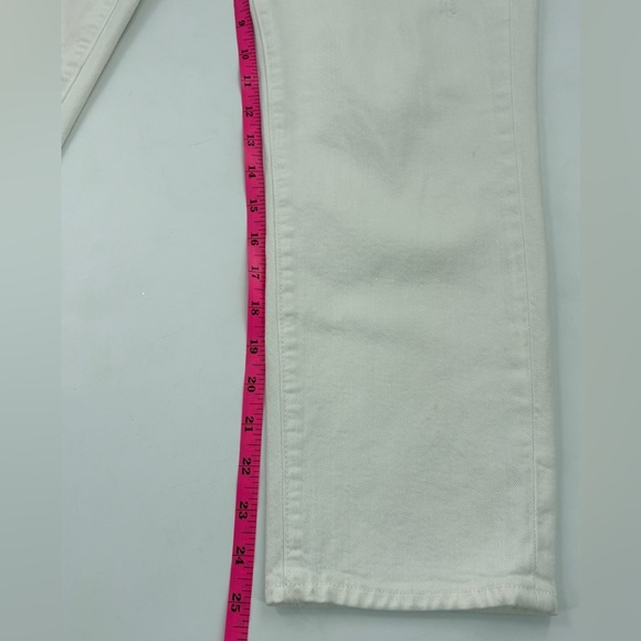 Paige White Venice Capri Pants Lightly Distressed Cropped Women's Size 29 - Picture 5 of 8